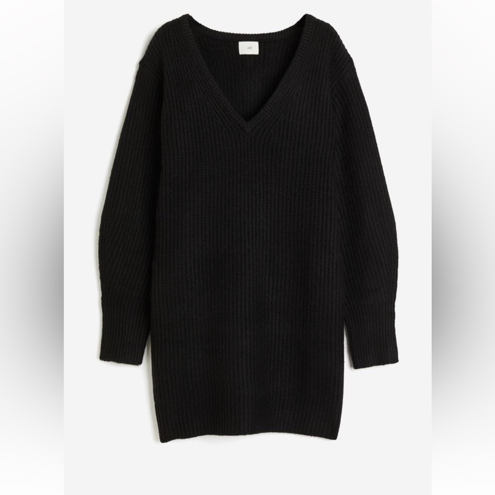 H&M Women's Black Sweater Dress